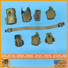 Nam Misc Gear - Plastic Belt & Pouch Set - 1/6 Scale for Action Figures {117}