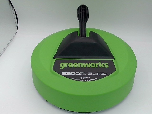 Greenworks - 12" Pressure Washer Surface Cleaner Attachment - Green