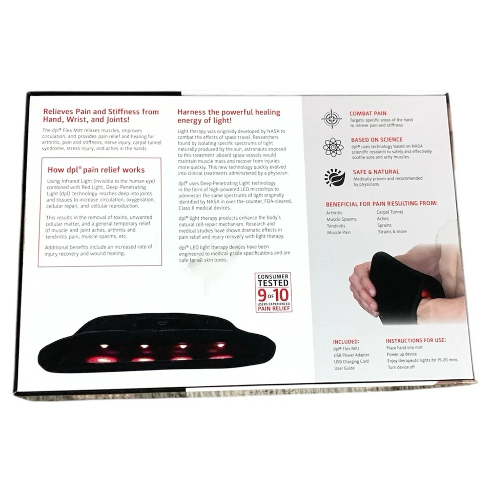 DPL Light Therapy System Pain Relief Mitt - Image 2 of 3
