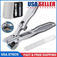 Stainless Professional Extra Large Toe Nail Clippers For Thick Nails Heavy Duty-