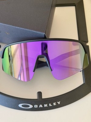 NEW Oakley OO9465 Sutro Lite Sweep Matte Black Prizm Purple Lens Sunglasses