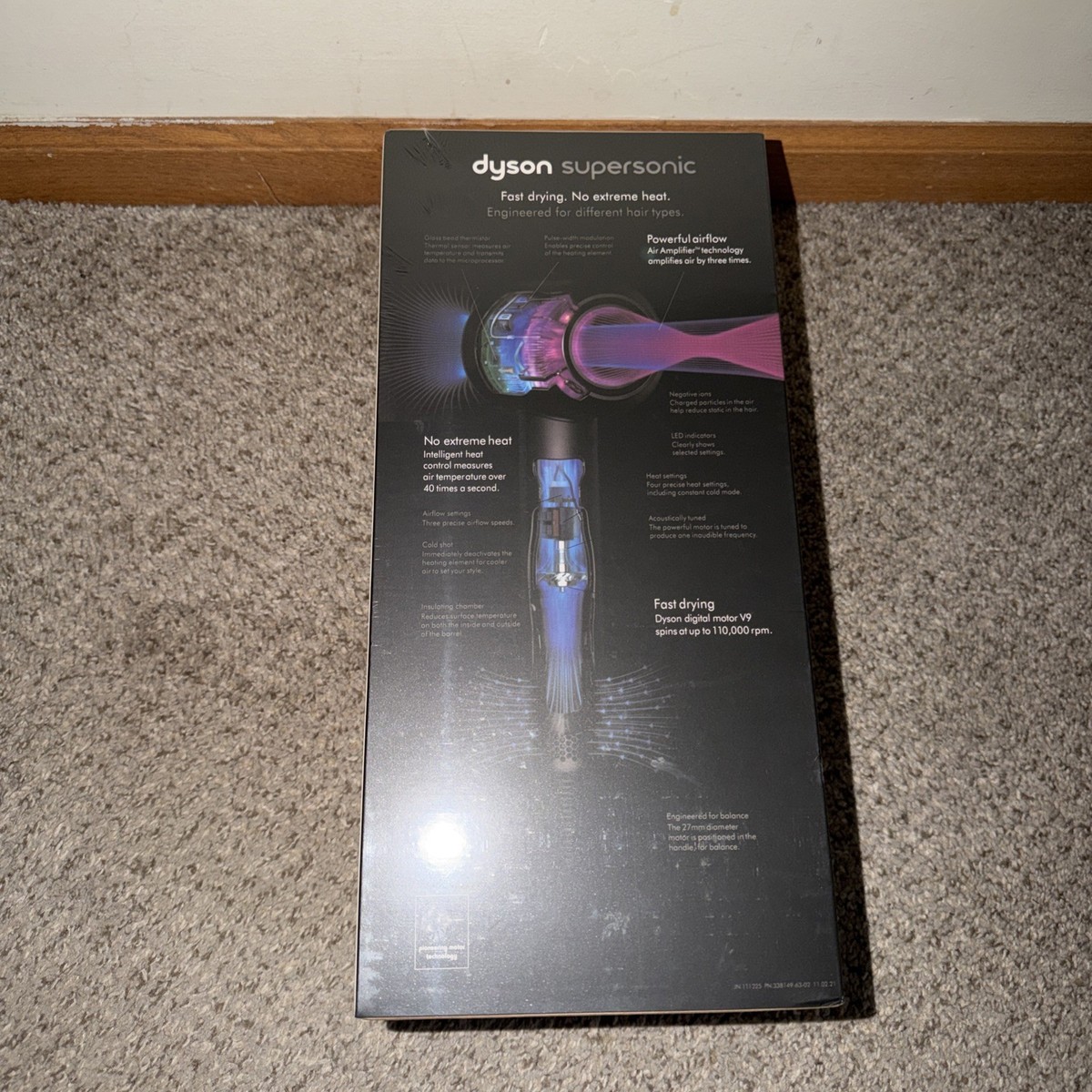 Dyson Supersonic Hair Dryer W/ Attachments *HD08* Pink/Fuchsia