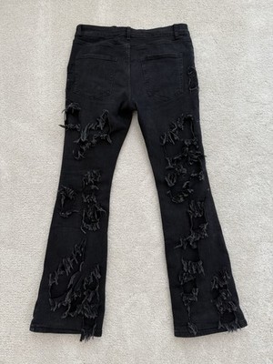 Rick owens drkshdwブラック フレアパンツ サイズ29 SCF Rick owens