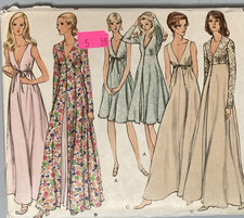 Vogue 8171 Vintage Sewing Pattern Misses Gown...