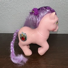 Vintage My Little Pony Original Toy MLP Princess Dawn G1 1987 pink with purple