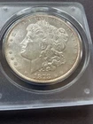 1878 P 7TF Morgan Dollar PCGS AU53 Rattler Holder