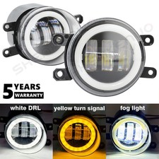 For 2007-2014 Toyota Yaris Clear Pair Bumper Fog Lights Front Replacement Lamps
