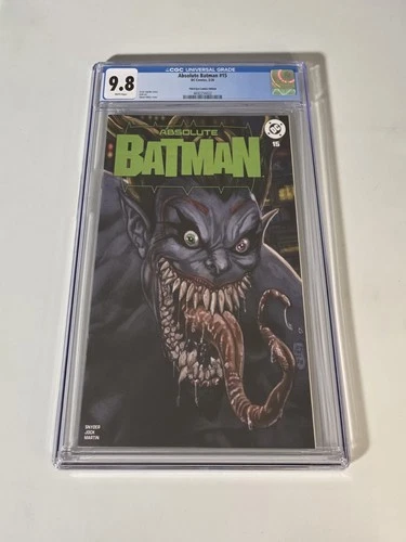 Absolute Batman #15 CGC 9.8 Grade Glenn Fabry Edition Limited 750 Absolute Joker