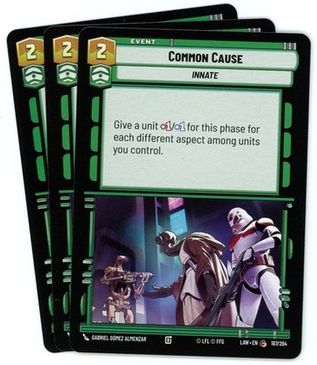 x3 Common Cause - 167/264 - A Lawless Time - SWU - NM/M