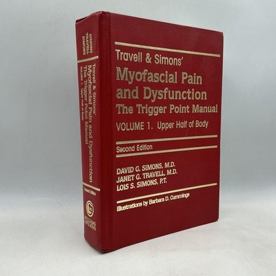 Myofascial Pain Trigger Point Vol 1 Simons Travell Williams Red HC USA