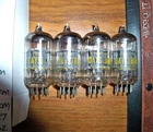 4 Strong DAYSTROM by RAYTHEON Short Gray Plate O Getter 12AX7 / ECC83 Tubes