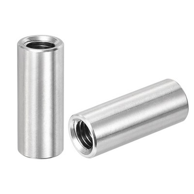 Round Connector Nuts, M8x30mm Sleeve Rod Bar Stud Nut Stainless Steel 304 15 Pcs