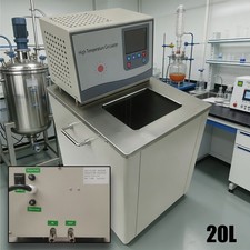 20L High Temp Circulating Pump Oil Bath Electric Oil Heater & Chiller w 300℃ Max