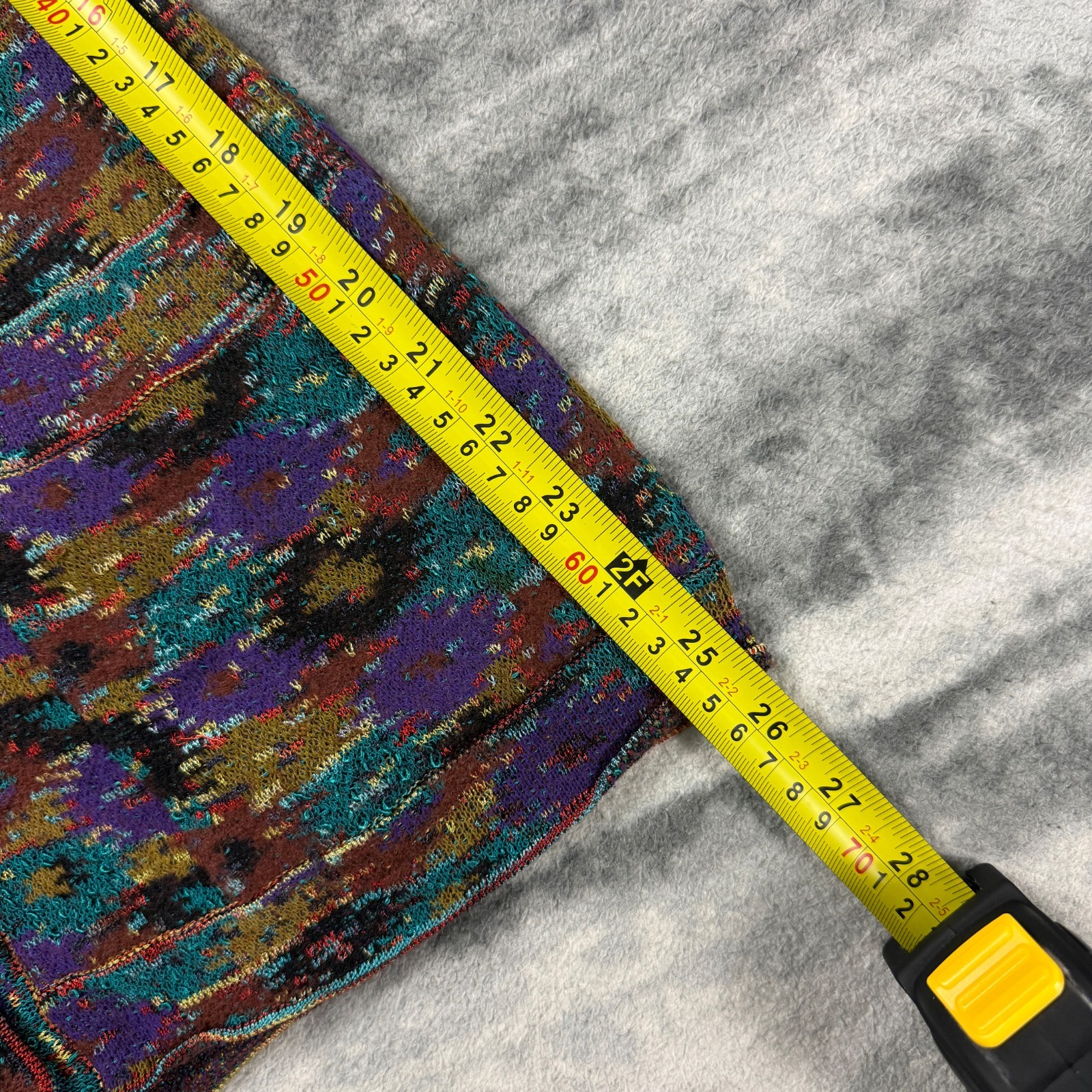 Women’s Vintage Missoni 1990’s Abstract Size Medium Knitted Sweater Cardigan image 6