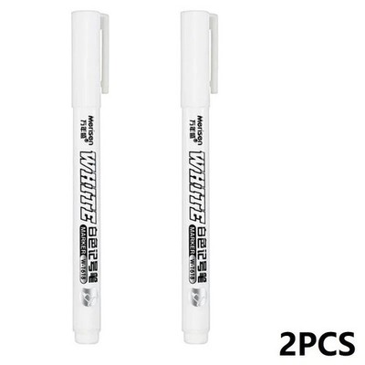 1/2/3 Stück weiße Permanent Marker Stifte für Metall, Kunst, Zeichnung, Holz, Kunststoff UK