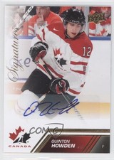 2013 Upper Deck Team Canada Gold Signatures Quinton Howden #74 Auto 1q2