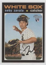 2020 Topps Heritage High Number Seby Zavala #674 1m7g