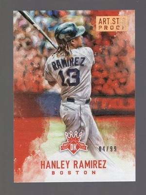 2017 Panini Diamond Kings Gold Press Proof Hanley Ramirez #111.  04/99