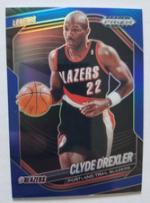 2024-25 Panini Prizm Black Legends Blue Clyde Drexler #288 Trailblazers /199