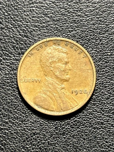 1928 P Lincoln Wheat Penny Cent No Mint Mark - Circulated Philadelphia Mint