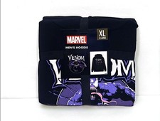 Marvel Venom Black Pullover Hoodie Sweatshirt Men's XL NEW 