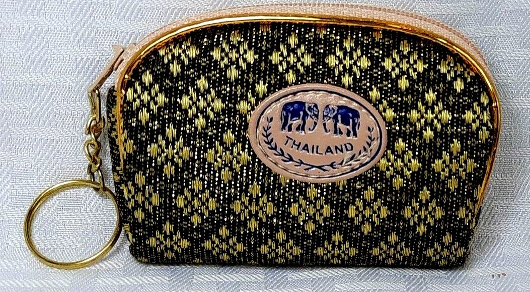 Thailand Coin Purses -set of 2 - Brocade Zip around with