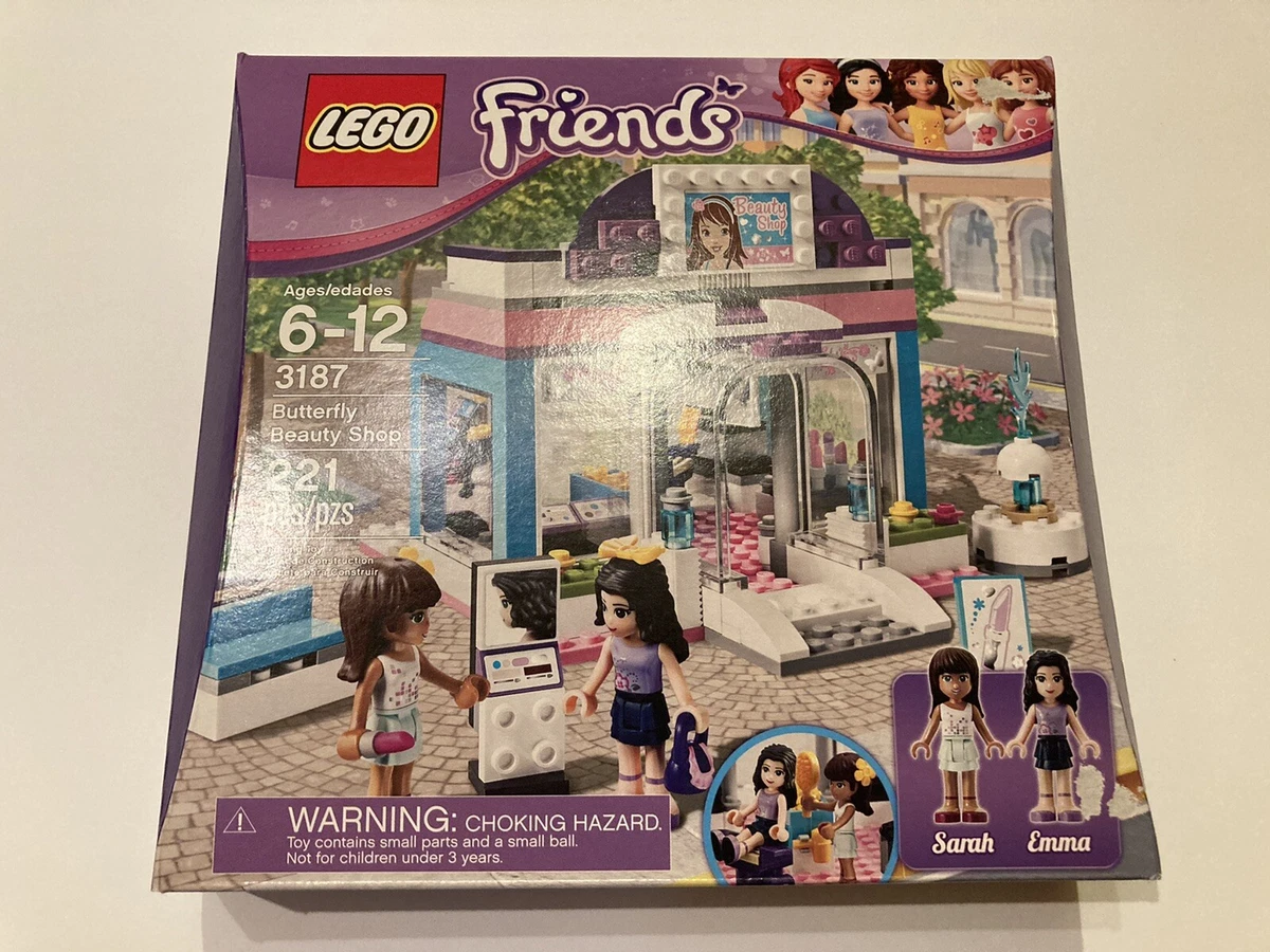 Lego Friends Butterfly Beauty Shop Set 3187 Retired 100 Complete