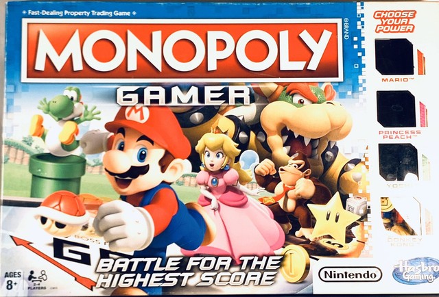 Monopoly Gamer Mario Board Game Replacement Characters Tokens Cards 2 ...