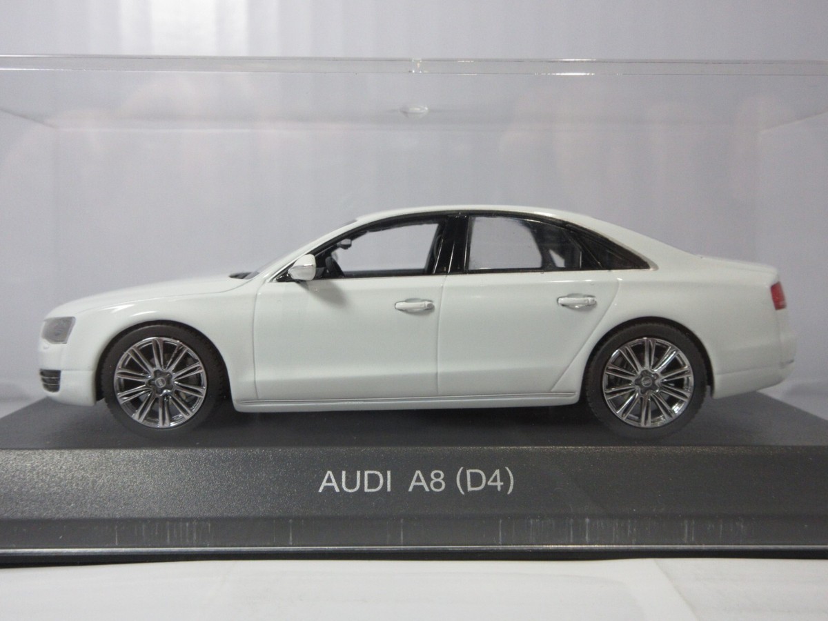 1:43 Kyosho Audi A8 D4 White Die Cast Model Car | eBay