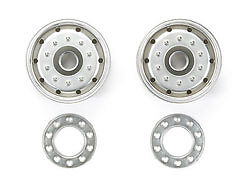 Tamiya Matte chrome semi-wide wheel for 30mm width tires TROP-20