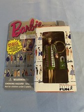 Barbie Doll Keychain Teenage Fashion Model 705-0 Basic Fun Mattel 1995 VINTAGE