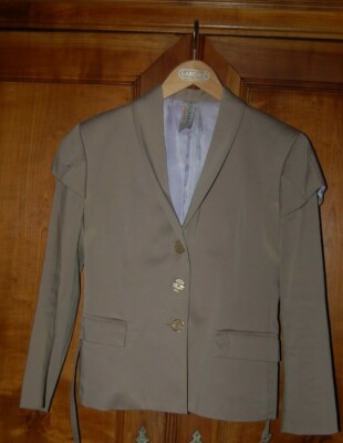 Coconuda Fashion - women's jacket, beige, cotton blend, size 44, used