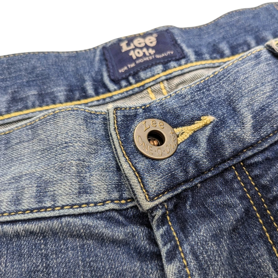 Pantalones de vaquero Lee 101+ Western Jeans para hombre 36x30 desgastados estilo vintage Foto 3 de 4