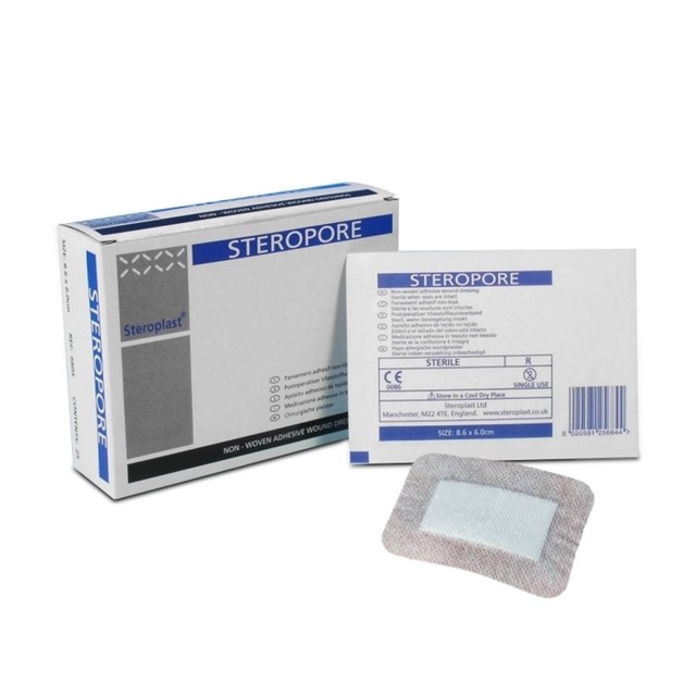 5 x Steropore Adhesive Wound Dressings 8.6cm x 6cm eBay