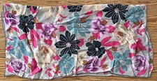 VINTAGE AUTH OSCAR de la RENTA Women's 100 SILK SCARF- AWESOME MULTICOLOR-JAPAN