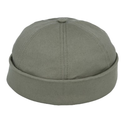 Cotton Docker Rolled Cuff Krempe Hut - Retro Fashion Style Casual Outdoor Hut