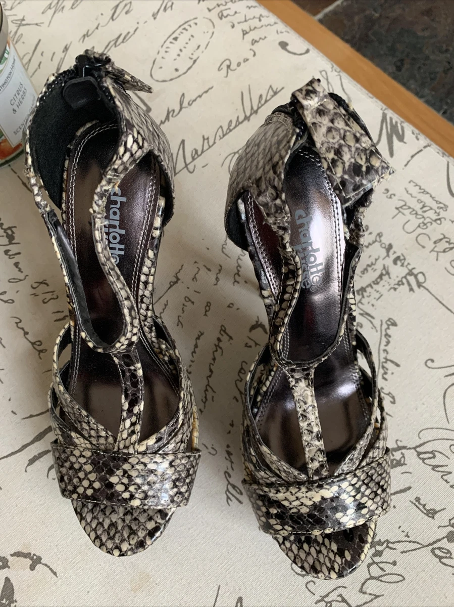 Charlotte russe snakeskin best sale heels