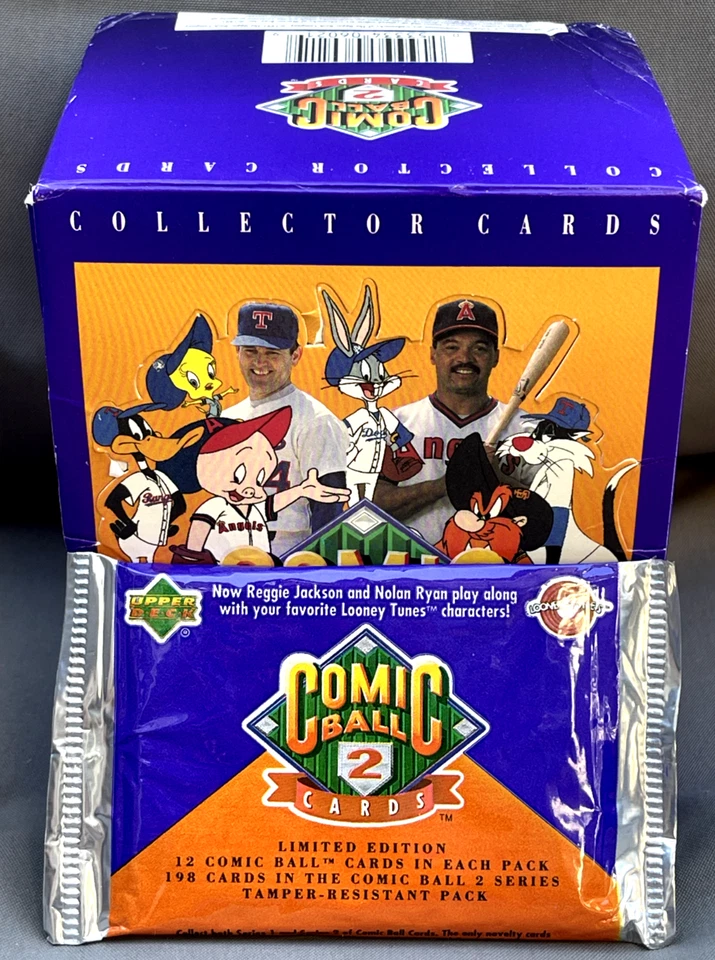 1991 UPPER DECK LOONEY TUNES ALL STARS (COMIC BALL 2) ⚾️ PACK 12 Cards MLB OVP‼️ - Bild 1 von 4