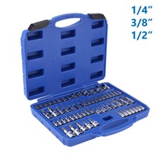 60pcs Master Torx Socket Set Tamper Proof Security Bits Torx Plus External Star