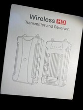 ChwFio Wireless HDMI Transmitter and Receiver, 1080P 60Hz Wireless HDMI Vid Aud