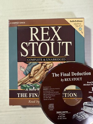 The Final Deduction by Rex Stout (audio CD 2001)