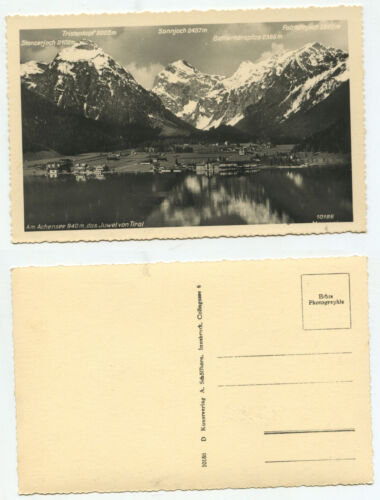 15349 - Lake Achensee, the jewel of Tyrol - real photo - old postcard - Picture 1 of 1