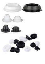 Snap-On Hole Plug Silicone Rubber Blanking Seal Bung Pipe Tube 2.5mm-61mm