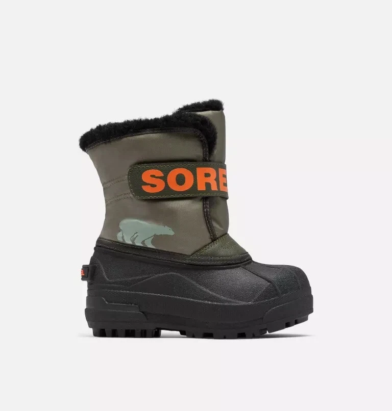 Sorel Commander 1869562-397 Niño Pequeño 5 Piedras Verde Impermeable Bota de Invierno ZOGG520 Foto 2 de 4