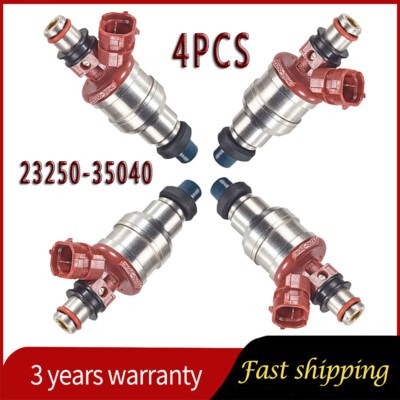 4X Fuel Injectors For 1989-1995 4Runner Pickup T100 22RE Base 2.4L 23250-35040