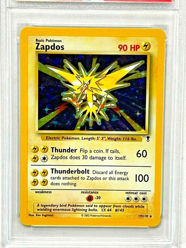 2002 Pokémon Legendary Collection - Zapdos Holo #19 - PSA 7 NM - Picture 2 of 4