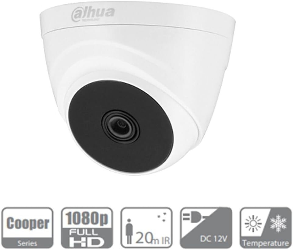 Fotocamera a bulbo oculare a focale fissa HDCVI da 2 MP