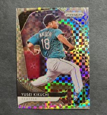 2020 Panini Prizm Tier II Power Plaid Prizm /75 Yusei Kikuchi #150