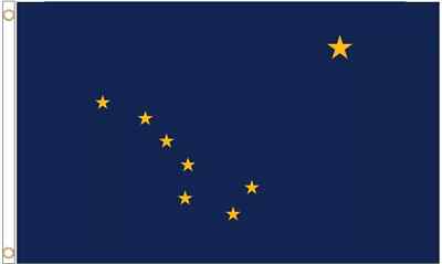 Alaska Bundesstaat USA Polyester 5 Fuß x 3 Fuß Flagge