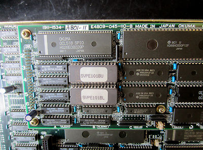 Okuma E4809-045-109-B OPUS 5000 ll SVP PLC Board + E4509-045